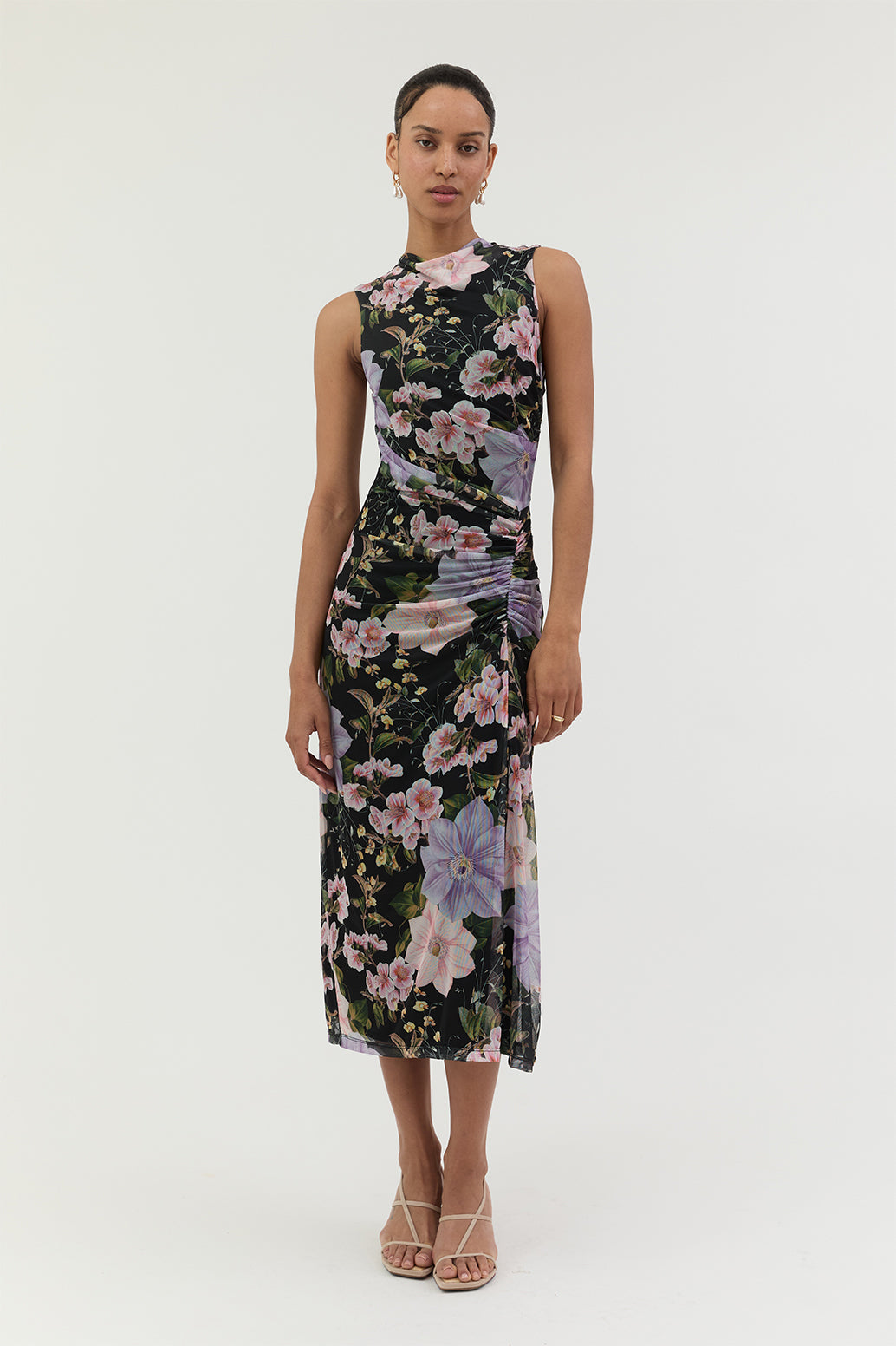 #color_black purple floral